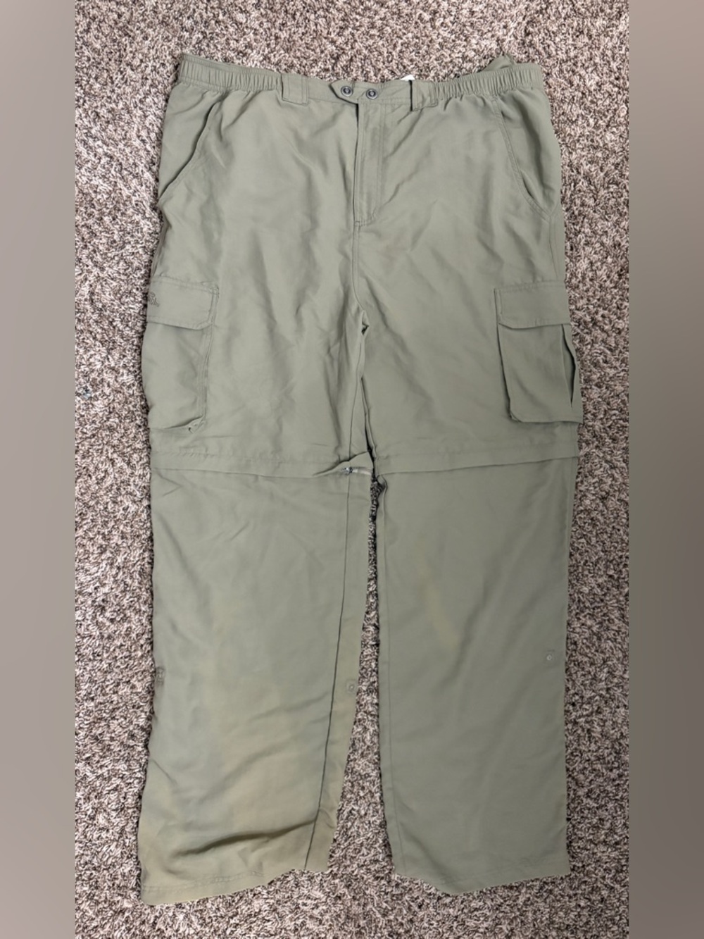 Men’s Natural Gear Hiking Pants zip off legs 2xl NWT